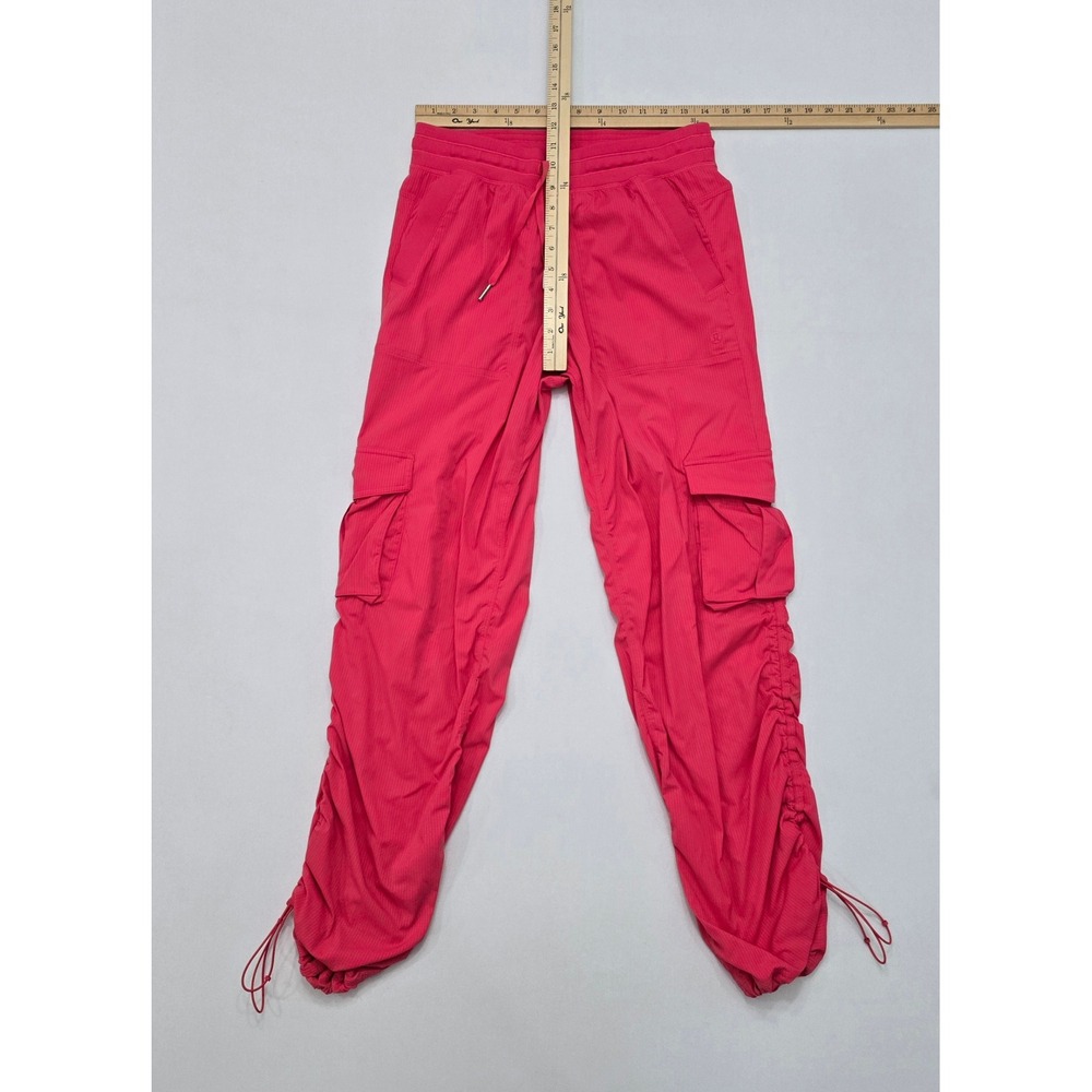 Lululemon Beyond the Studio Ruched Cargo Pants Pink Joggers Size Small P - Picture 7 of 12